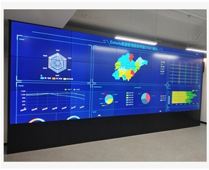  55 inch splicing screen of Shanghai People Wanfu Electric Appliance Headquarters was delivered for use