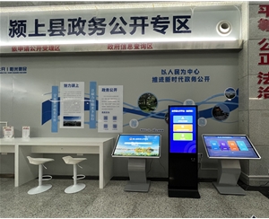  Yingshang County Government Affairs Service Center purchased one 43 inch vertical and two 43 inch horizontal touch all-in-one machines from our company