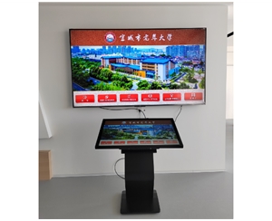  Xuancheng University for the Elderly Touch Inquiry Machine, dual screen display installation and commissioning completed